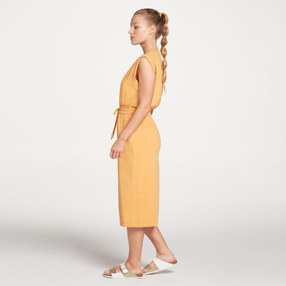 NWT CALIA Women's Extended Shoulder Midi Dress - Picture 4 of 4